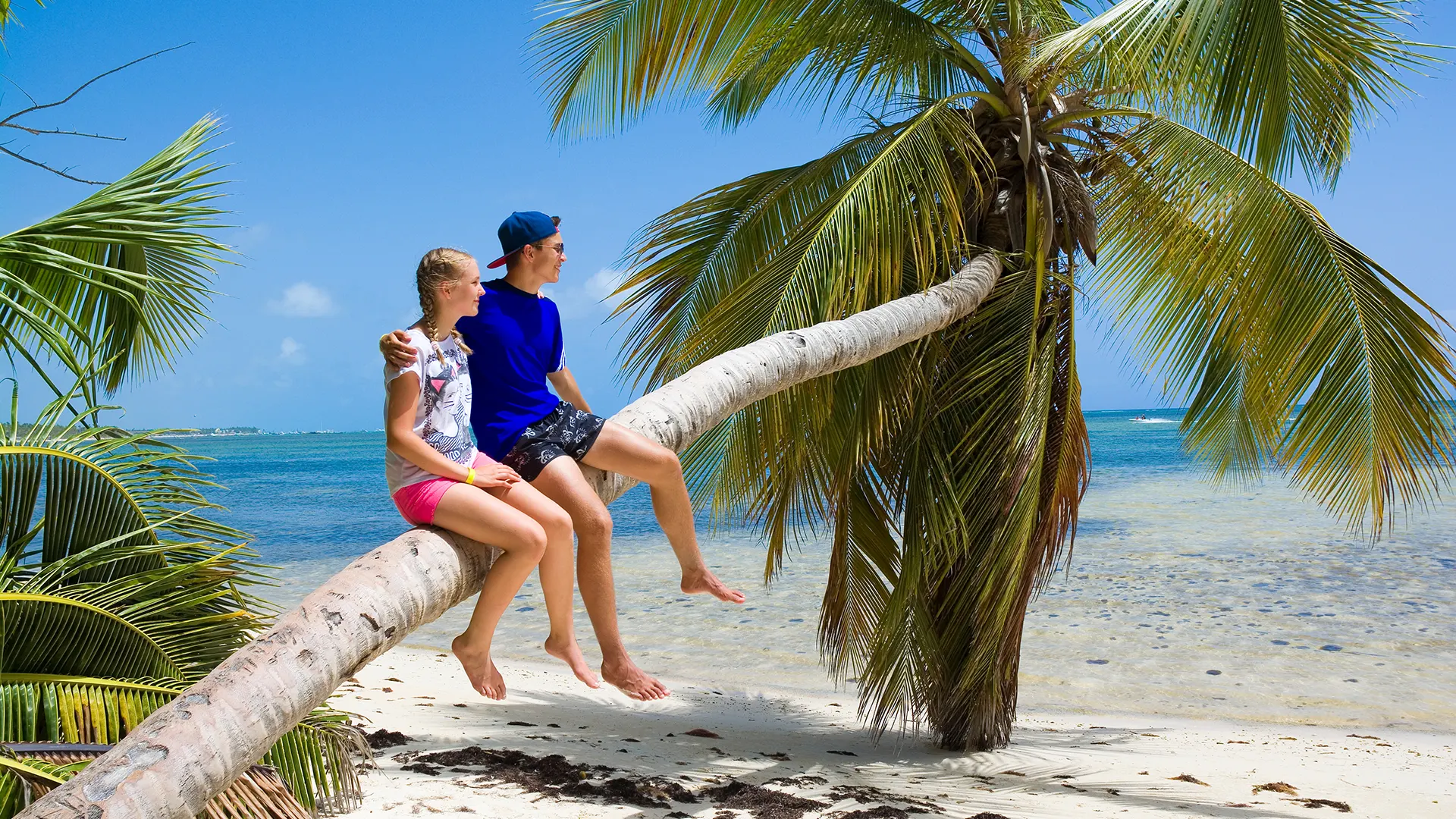 Pareja vacaciones en Punta Cana República Dominicana